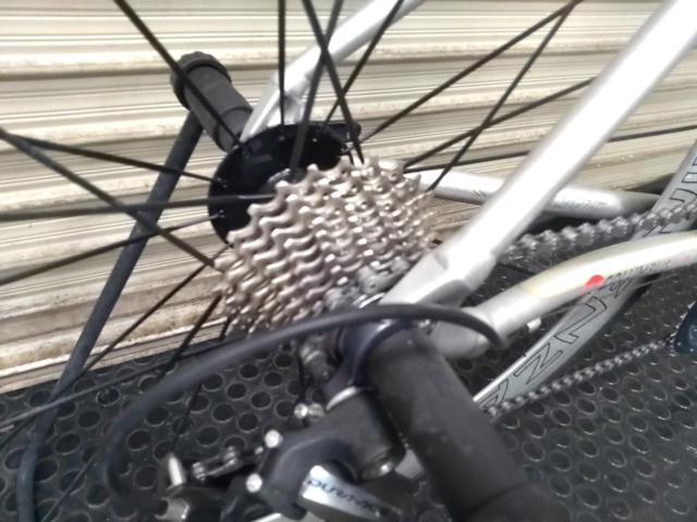 【わけあり現状販売】SPECIALIZED S-WORKS E5 2006年モデル 700c 2×10S アルミロードバイク シルバー ※チューブラータイヤ要交換