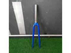 Φ28.6 1-1/8インチ TRIACE SYLA 700c用スチールフロントフォーク ブルー