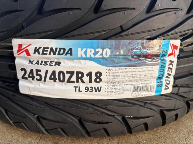 ☆新品タイヤ付☆ YOKOHAMA ADVAN Racing RZ + KENDA KR20