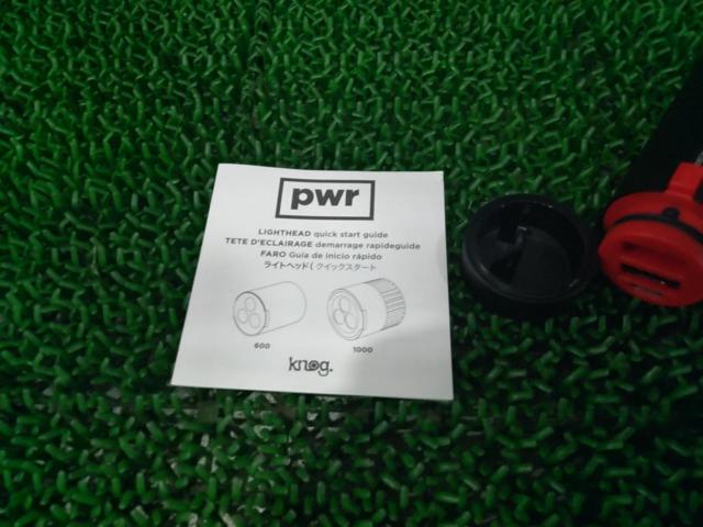 3350mAh/600LUMENS/ブラケット無し Knog PWR BANK モバイルバッテリー機能付きバッテリー/ライトセット