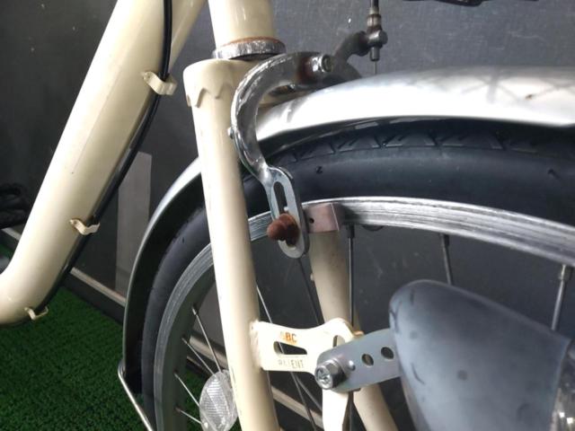 メーカー不明 AVEC VENT  24インチシングルギアシティサイクル アイボリー