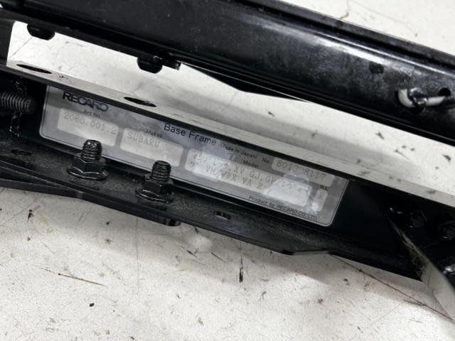 RECARO
Reclining seat rail
(Driver's seat / RH)
Impreza/Levorg/WRX