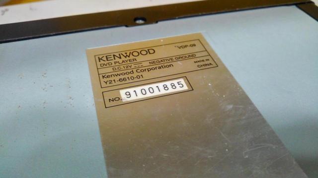 KENWOOD
VDP-09
A rare amplifier-less DVD player has arrived!