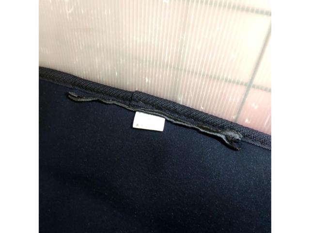 Tomboy シートクッション ブラックxブルー