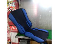 ワケアリ シートクッション ブラックxブルー