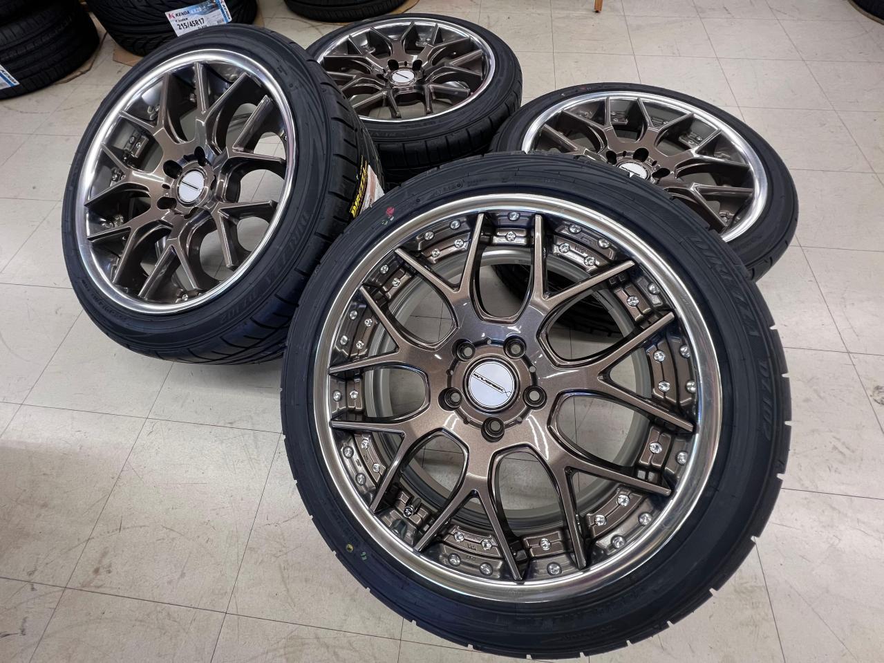 Brand new tires included!!!! weds
MAVERICK
1307M
+
DUNLOP
DIREZZA
DZ102