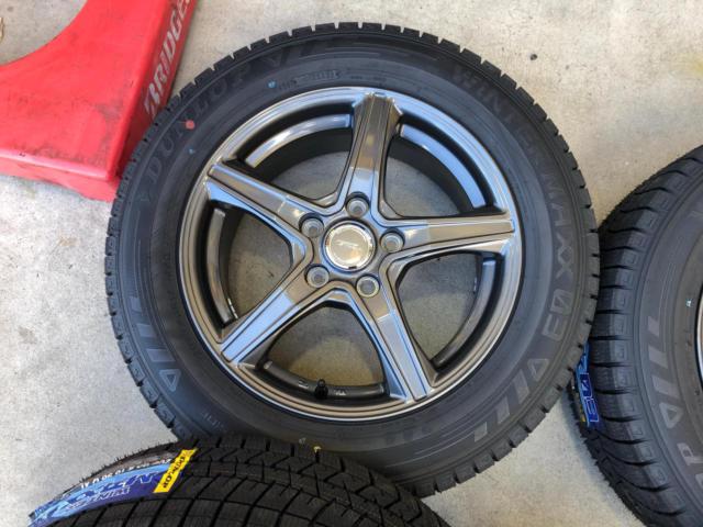 BRIDGESTONE TOPRUN VR5 + DUNLOP WINTERMAXX WM03 ☆新品国産スタッドレスタイヤSet☆