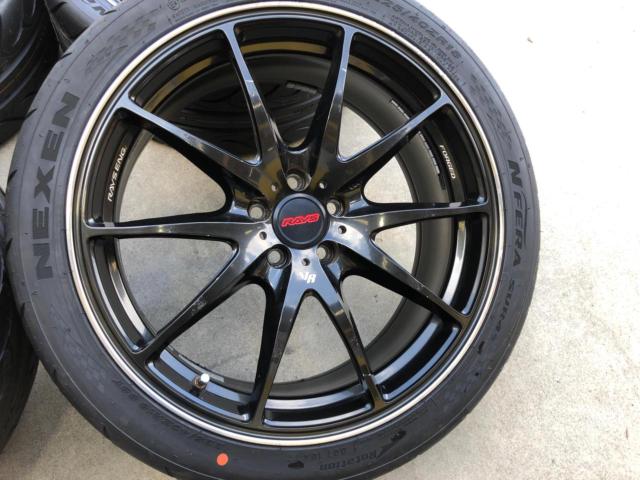 ★新品ハイグリップタイヤ付き!!!★RAYS VOLK RACING G25 + NEXEN NFERA SUR4G TW200