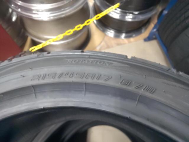 ★2026年製造新品タイヤ4本セット★DUNLOP DIREZZA DZ102 215/45R17 87W