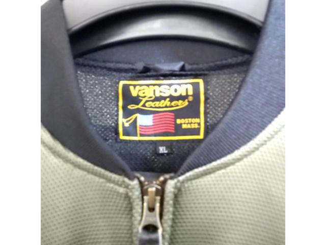【サイズ:XL】Vanson MA-1メッシュジャケット【VS578RS-S2601-MA-1】