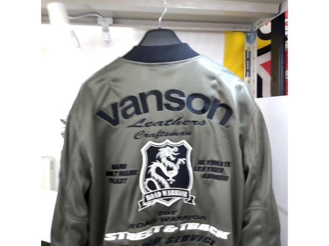 【サイズ:XL】Vanson MA-1メッシュジャケット【VS578RS-S2601-MA-1】