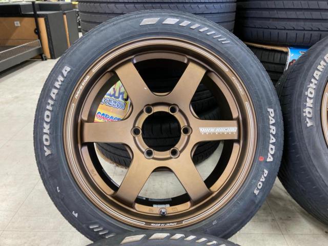 RAYS VOLK RACING TE37SB + YOKOHAMA PARADA PA03 225/50R18C 107/105H