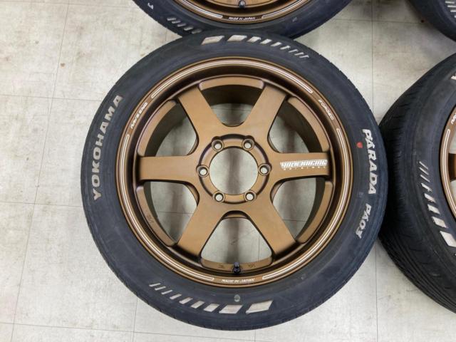 RAYS VOLK RACING TE37SB + YOKOHAMA PARADA PA03 225/50R18C 107/105H
