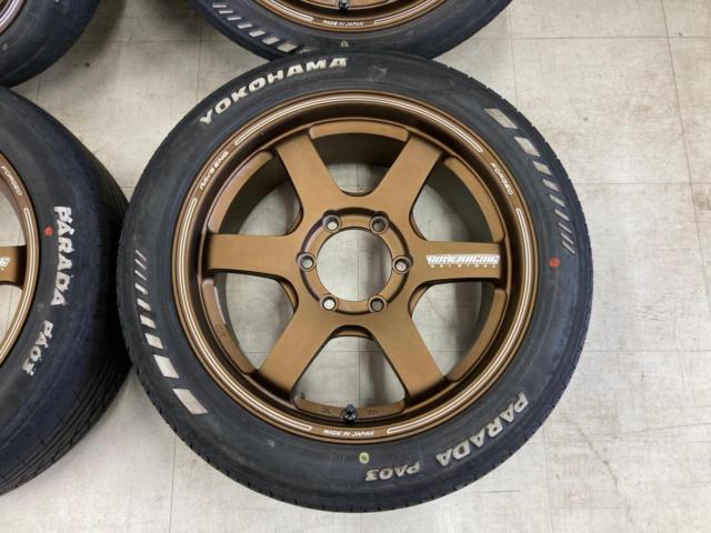 RAYS VOLK RACING TE37SB + YOKOHAMA PARADA PA03 225/50R18C 107/105H