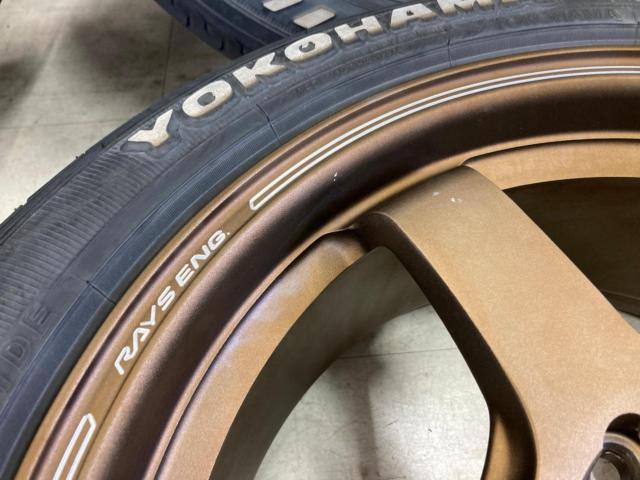 RAYS VOLK RACING TE37SB + YOKOHAMA PARADA PA03 225/50R18C 107/105H