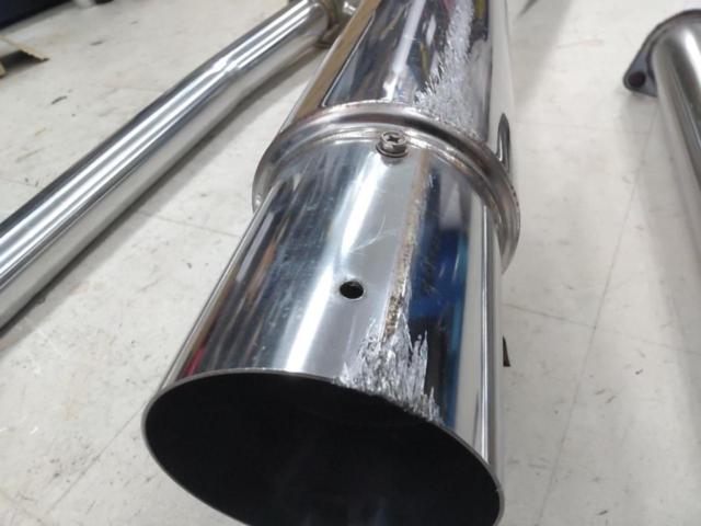 Unknown Manufacturer
Bullet-shaped muffler for Mark II/JZX100 series