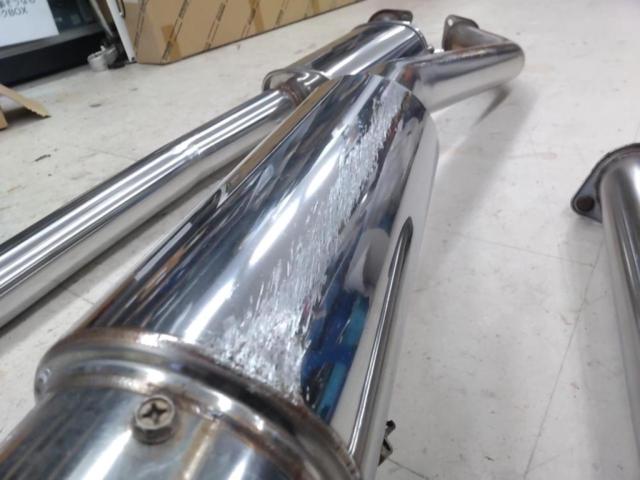Unknown Manufacturer
Bullet-shaped muffler for Mark II/JZX100 series