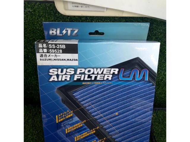 BLITZ SUS POWER AIR FILTER LM 純正交換タイプ スズキ用