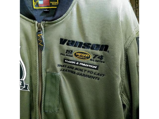 【Lサイズ】Vanson×2りんかん MA-1 MESH JACKET