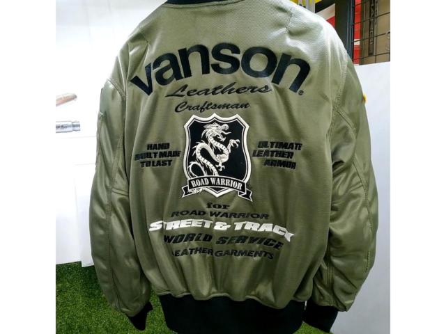 【Lサイズ】Vanson×2りんかん MA-1 MESH JACKET