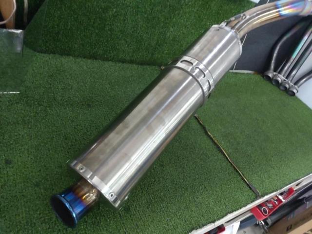 NASSERT 3D STD + メーカー不明 チタンエキゾーストパイプ【GSX1300R/隼 初期型】