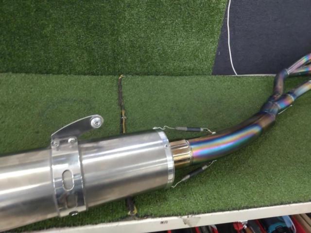 NASSERT 3D STD + メーカー不明 チタンエキゾーストパイプ【GSX1300R/隼 初期型】