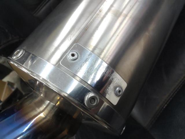NASSERT 3D STD + メーカー不明 チタンエキゾーストパイプ【GSX1300R/隼 初期型】