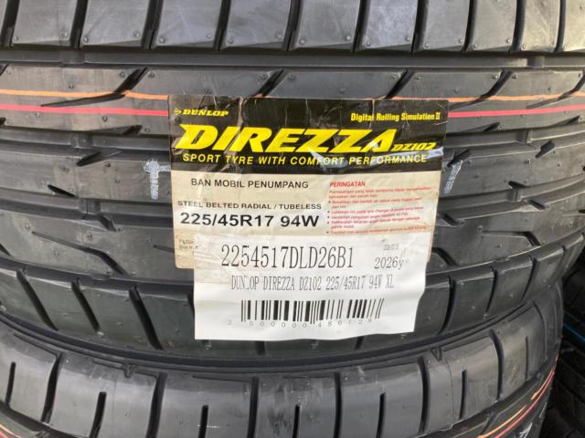DUNLOP DIREZZA DZ102 225/45R17 94W XL