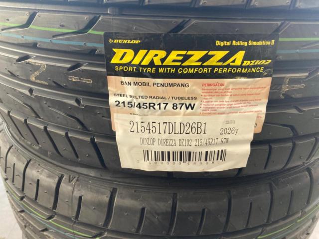 DUNLOP DIREZZA DZ102 215/45R17 87W