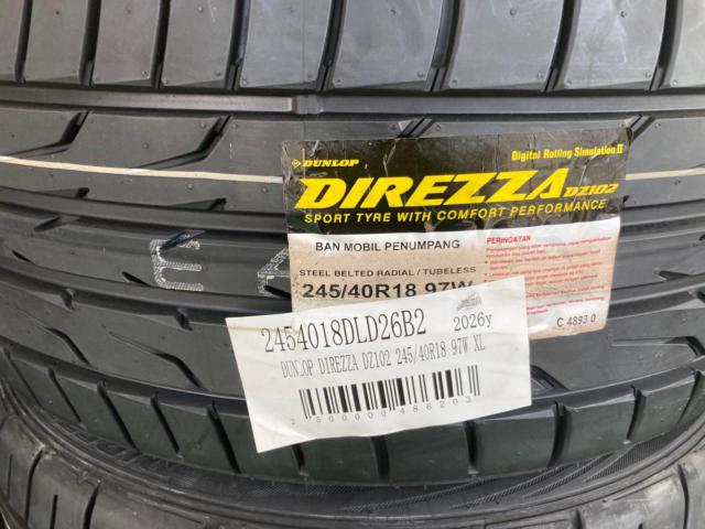 DUNLOP DIREZZA DZ102 245/40R18 97W XL