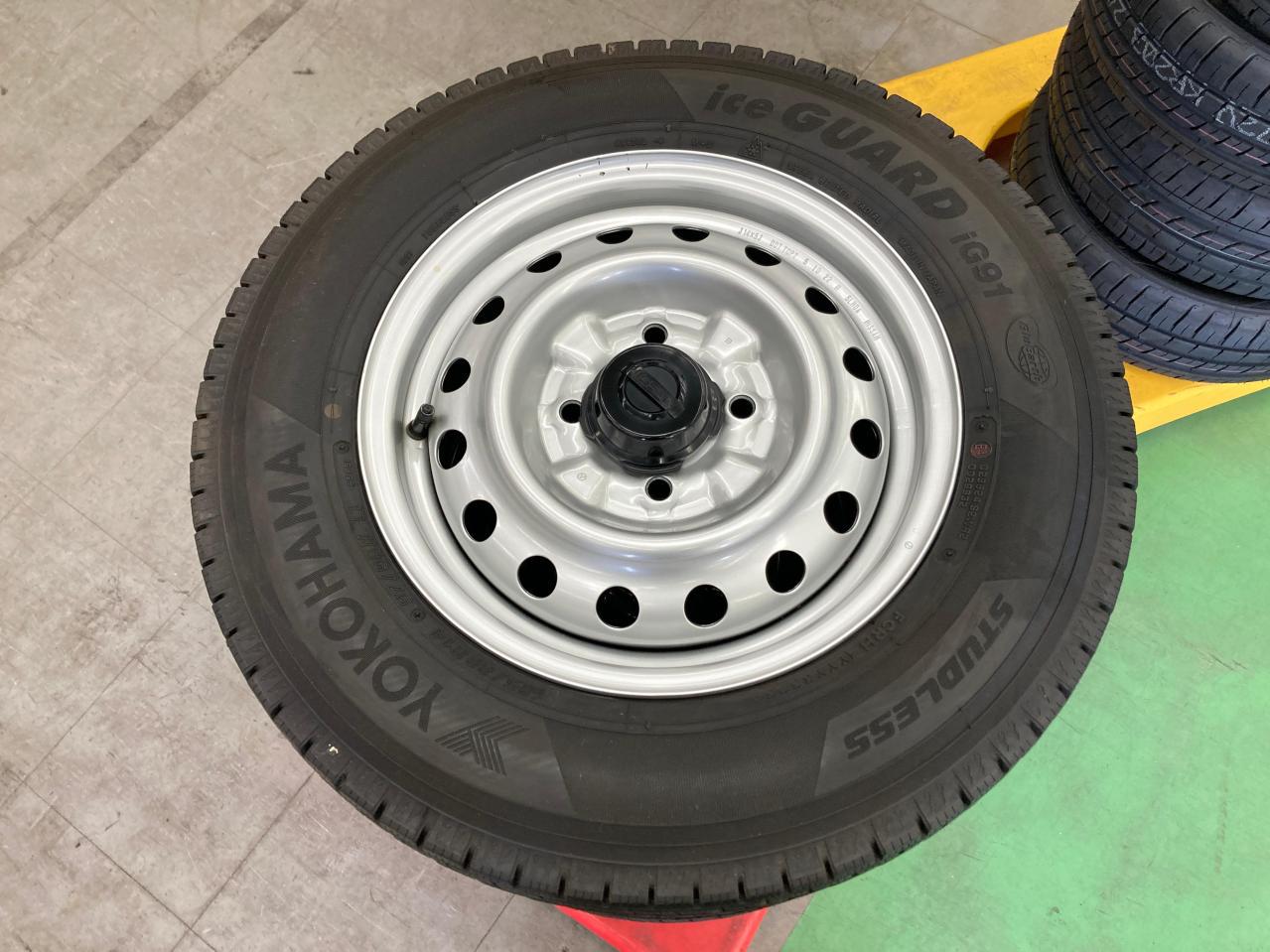 Nissan original (NISSAN)
NV200 Vanette genuine steel wheels
+
YOKOHAMA (Yokohama)
ice
GUARD
iG91
145 / 80R14
97 / 95N
LT