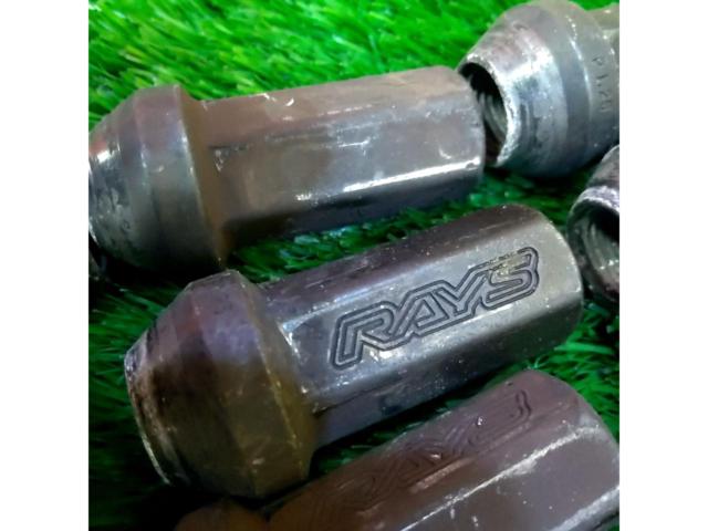 RAYS 貫通ロングナット 【M12xP1.25 17HEX 20個】