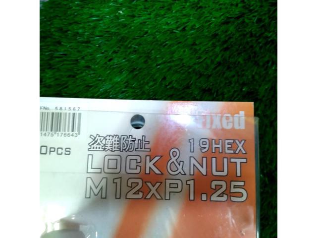 FIXED ブラックロックナット【M12×P1.25】