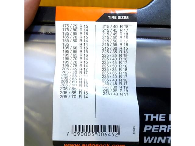 AUTO
SOCK
645
