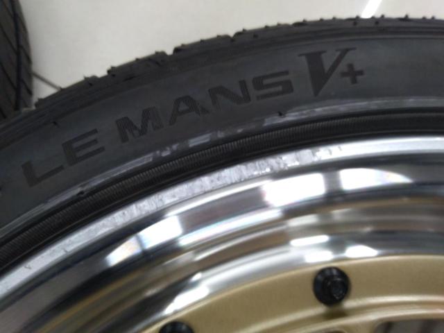 ★国産バリ溝高年式x王道鍛造メッシュxゴールド♪★BBS LM LM247+DUNLOP LEMANS V+