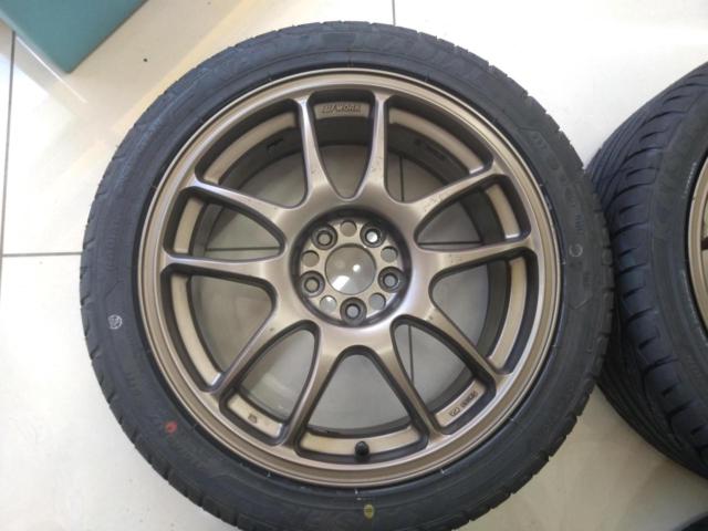 For 86, Prius, etc.! WORK
EMOTION
CR
Kai
+
KENDA
KR20 with new tires
