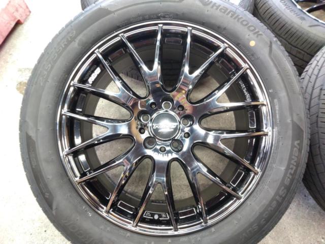★納車外しタイヤ付き♪★RAYS HOMURA 2x9PLUS+HANKOOK VENTUS S1 evo3 SUV ★RAV4/T33エクストレイル/ハリアーなど♪★