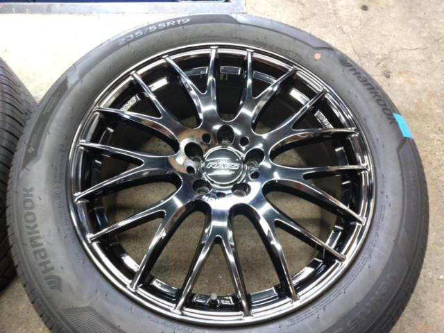 ★納車外しタイヤ付き♪★RAYS HOMURA 2x9PLUS+HANKOOK VENTUS S1 evo3 SUV ★RAV4/T33エクストレイル/ハリアーなど♪★