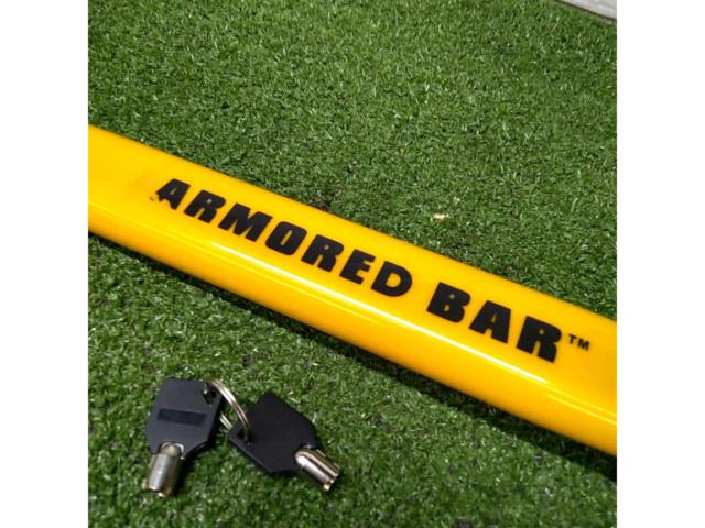 【BODY-GUARD】 ARMORED BAR (盗難防止 ステアリングロック)