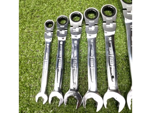 TONE 首振クイックラチェットめがねレンチセット RMFQ700