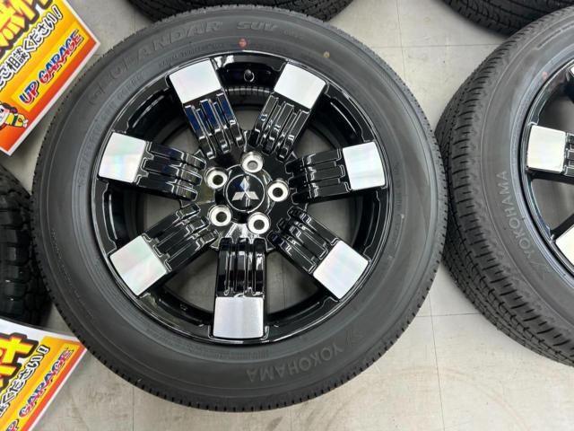 三菱デリカD:5後期 Pグレード純正ホイール+YOKOHAMA GEOLANDER SUV G055