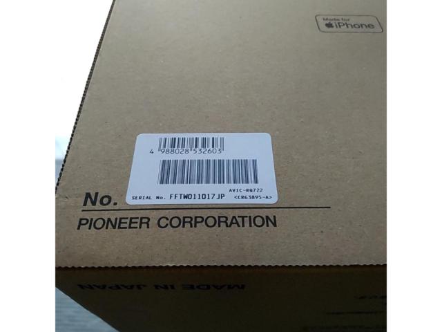 carrozzeria
AVIC-RQ722