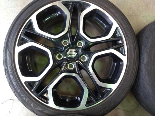 SUZUKI スイフトスポーツ純正ホイール + YOKOHAMA ADVAN FLEVA V701