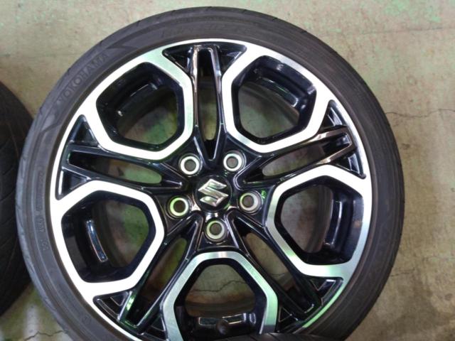 SUZUKI スイフトスポーツ純正ホイール + YOKOHAMA ADVAN FLEVA V701
