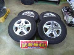 日産純正(NISSAN)  NISSAN キャラバン純正アルミホイール   + DUNLOP(ダンロップ)  SP175N