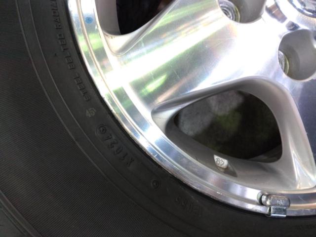日産純正(NISSAN)  NISSAN キャラバン純正アルミホイール   + DUNLOP(ダンロップ)  SP175N