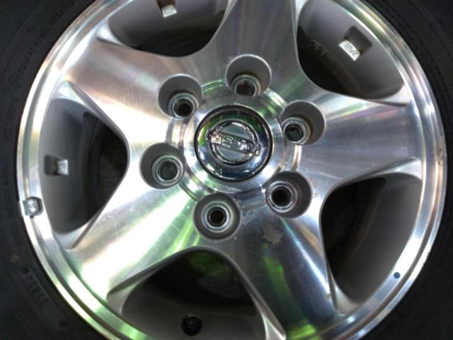 日産純正(NISSAN)  NISSAN キャラバン純正アルミホイール   + DUNLOP(ダンロップ)  SP175N