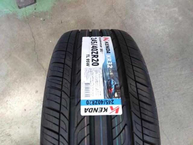 ★新品アジアンタイヤ付き!!!WALD GENUINE LINE F001 + KENDA(ケンダ) KR32 245/40R20 95W