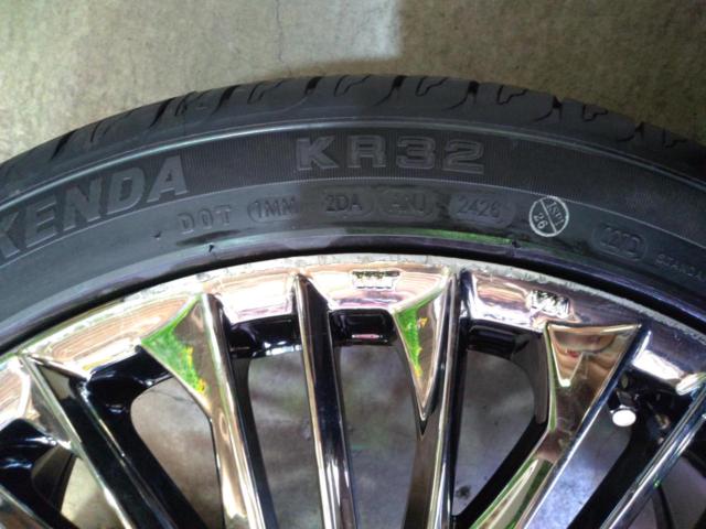★新品アジアンタイヤ付き!!!WALD GENUINE LINE F001 + KENDA(ケンダ) KR32 245/40R20 95W