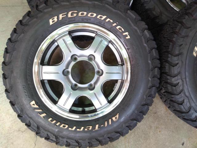 ANBISH
Branca
Alloy Wheels
+
BFGoodrich
ALL-Terrain
T / A
KO3
LT195/80R15
107S